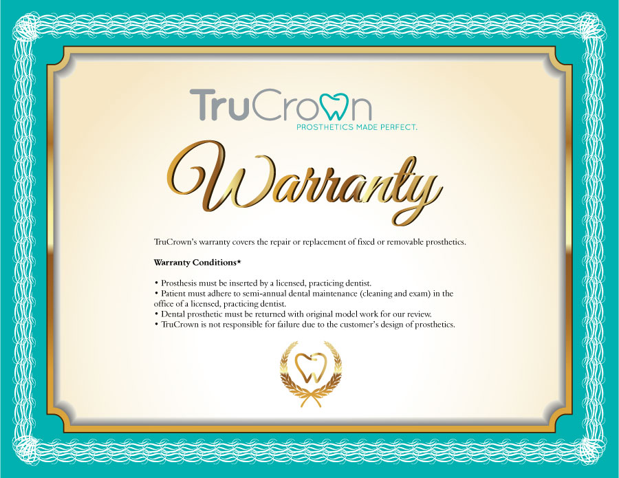 TruCrown Warranty web